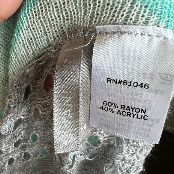 Vintage‎ Vanity Crochet Aztec Tribal Cardigan Asymmetrical Boho Retro Sweater - Picture 4 of 7